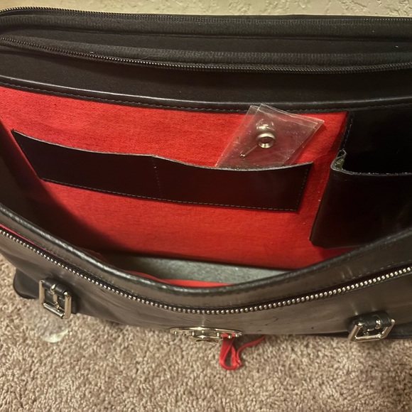 Dooney & Bourke double gusset buckle briefcase - Picture 7 of 7